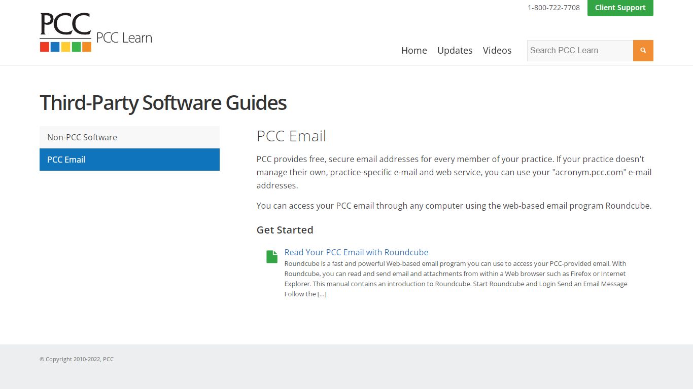 PCC Email Archives - PCC Learn